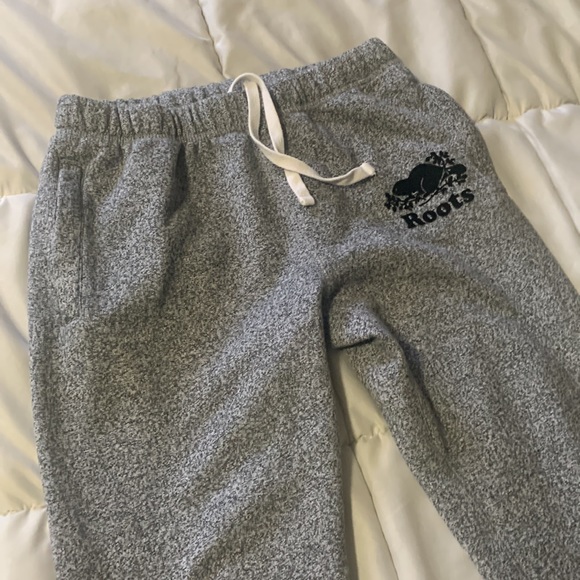 Roots salt and pepper mens track pants - Picture 2 of 3